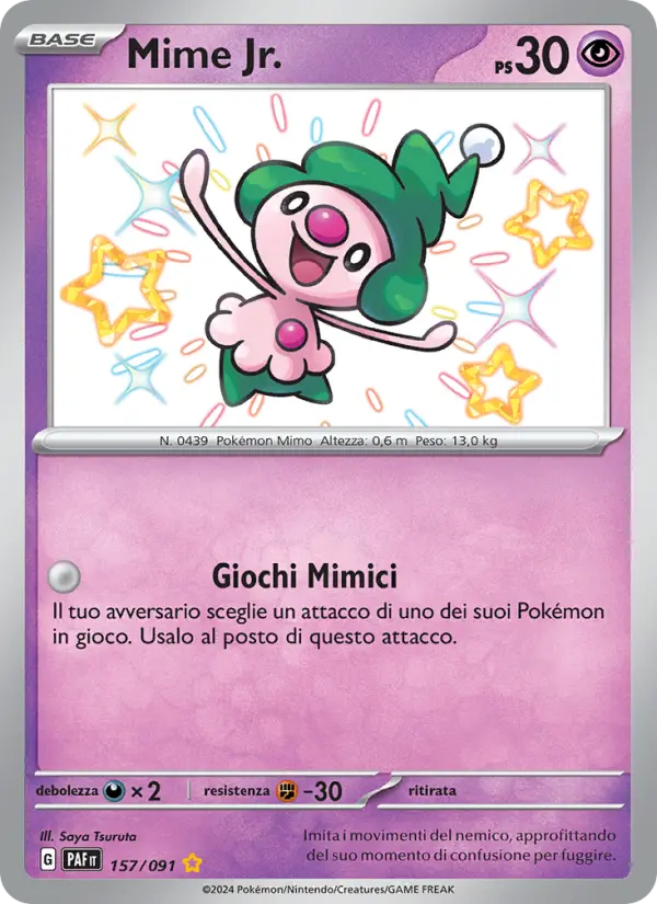 Mime Jr. #157 — Destino di Paldea