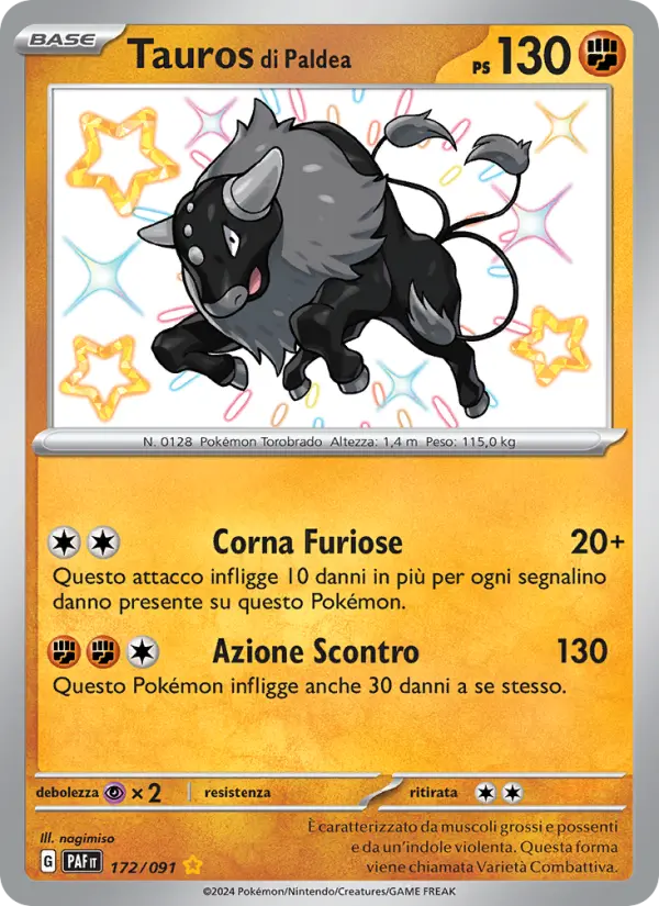Tauros di Paldea #172