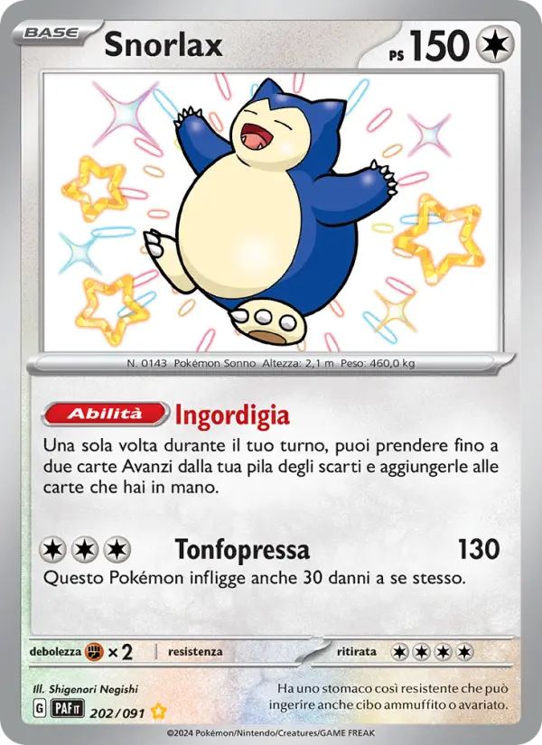 Snorlax #202 — Destino di Paldea