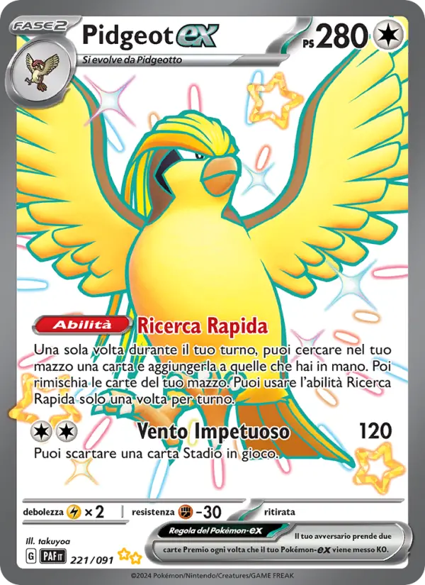 Pidgeot ex #221
