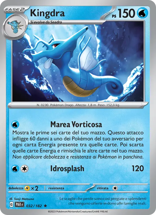 Kingdra #032 — Paradosso Temporale (Reverse Holo)