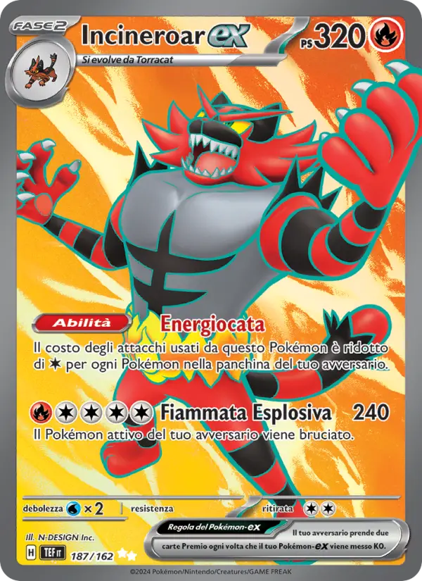 Incineroar ex #187