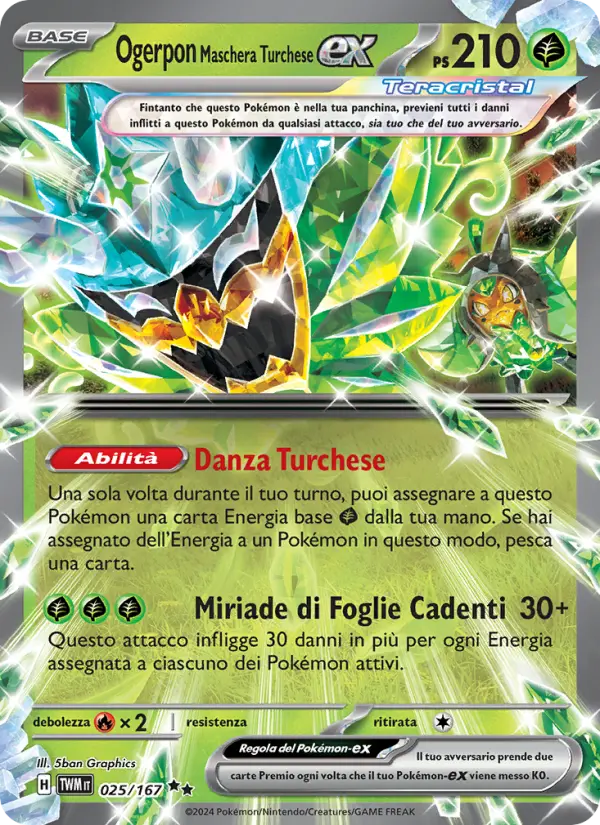 Ogerpon Maschera Turchese ex #025