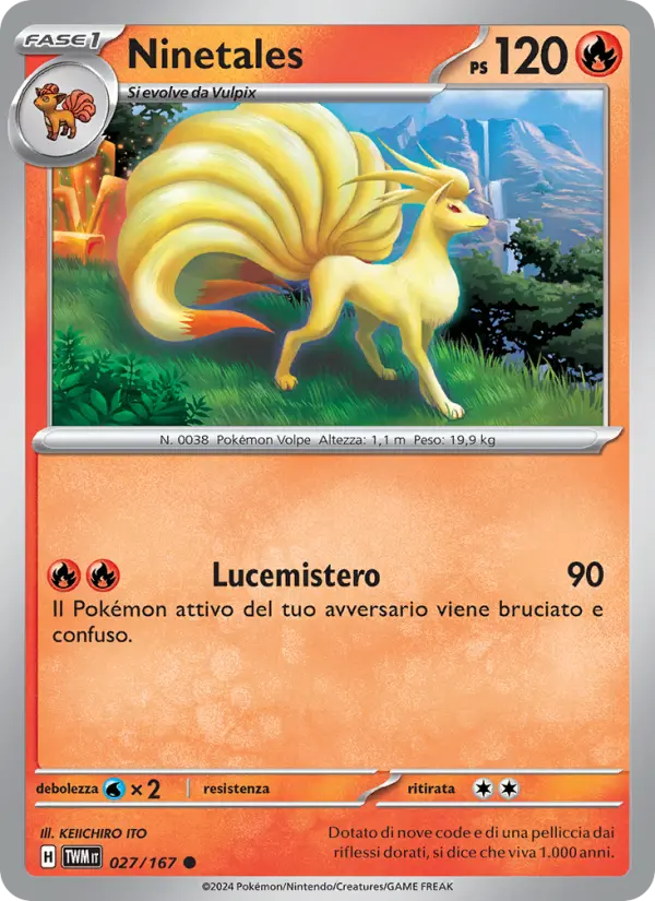 Ninetales #027 — Crepuscolo Mascherato