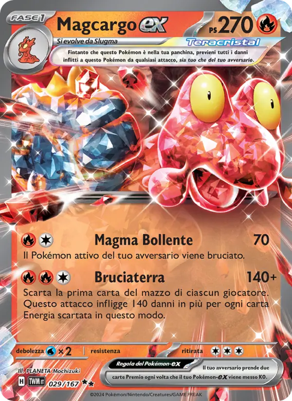 Magcargo ex #029