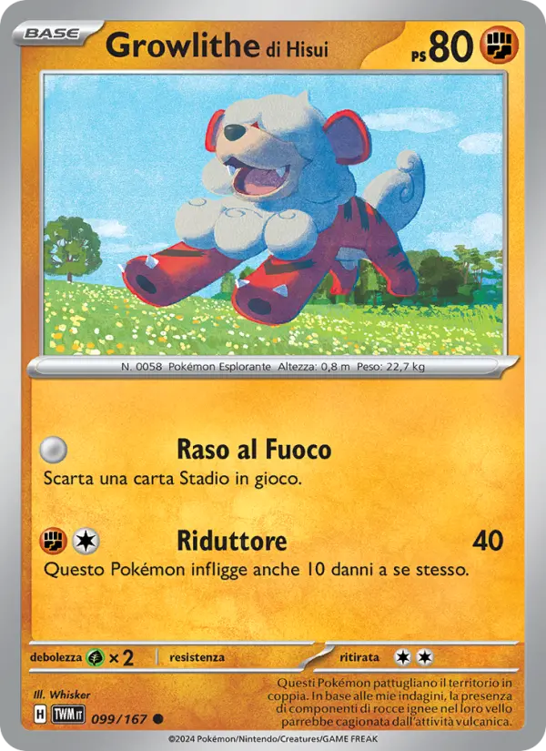 Growlithe di Hisui #099