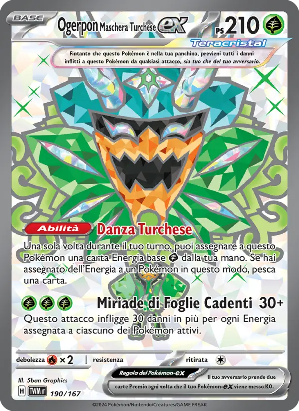 Ogerpon Maschera Turchese ex #190