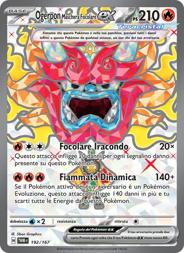 Ogerpon Maschera Focolare ex #192 — Crepuscolo Mascherato