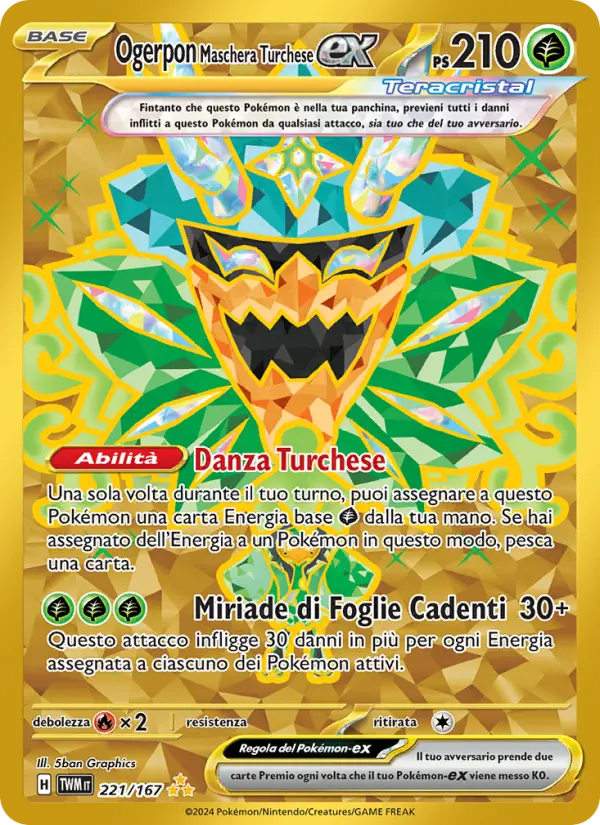 Ogerpon Maschera Turchese ex #221