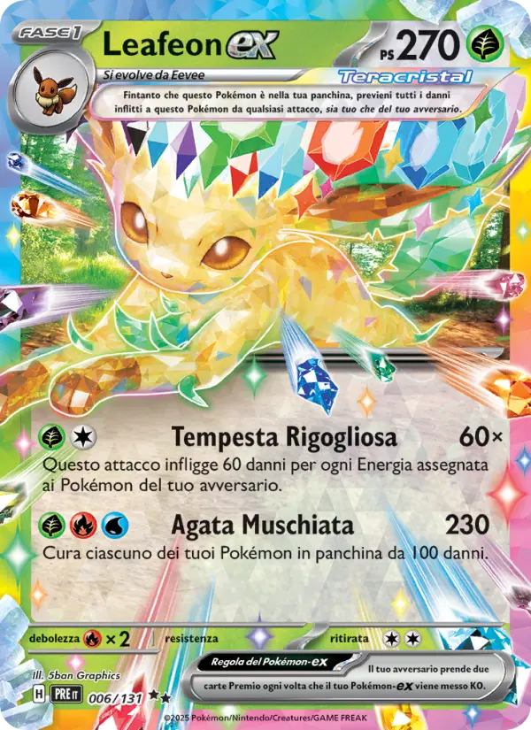 Leafeon ex #006