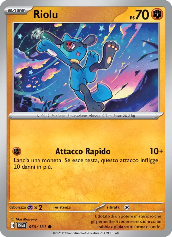 Riolu #050 — Evoluzioni Prismatiche