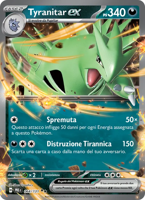 Tyranitar ex #064