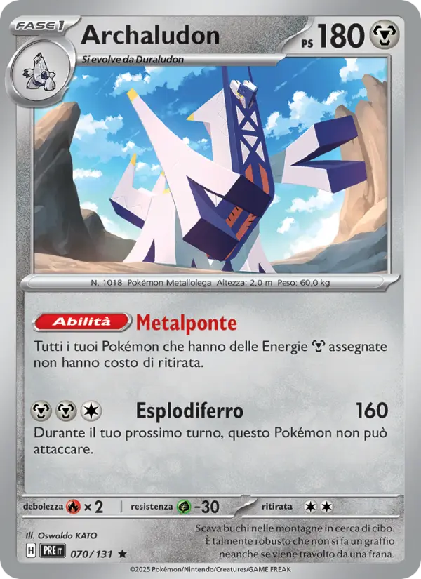 Archaludon #070 — Evoluzioni Prismatiche