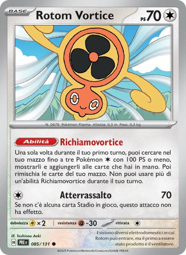 Rotom Vortice #085 — Evoluzioni Prismatiche