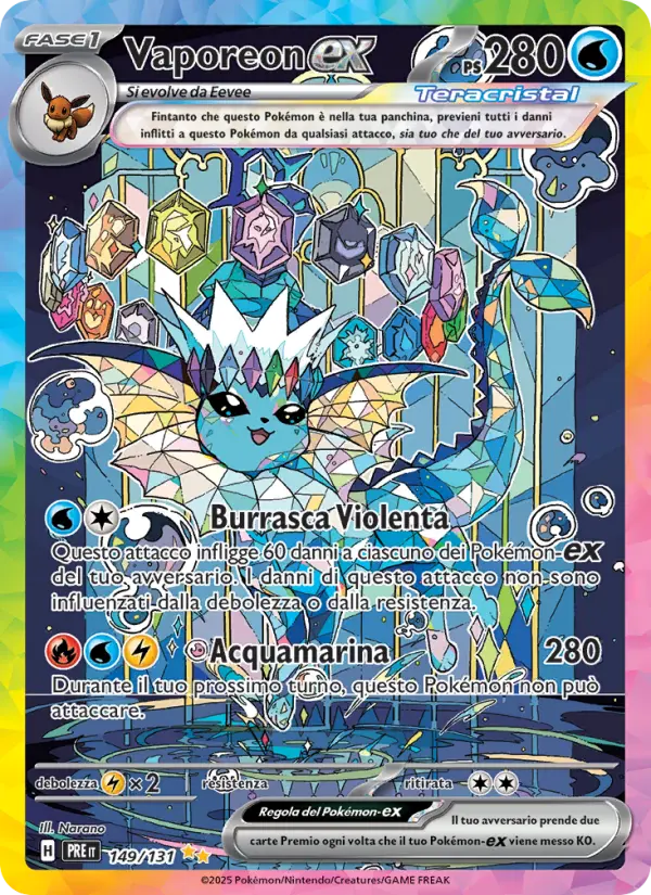 Vaporeon ex #149