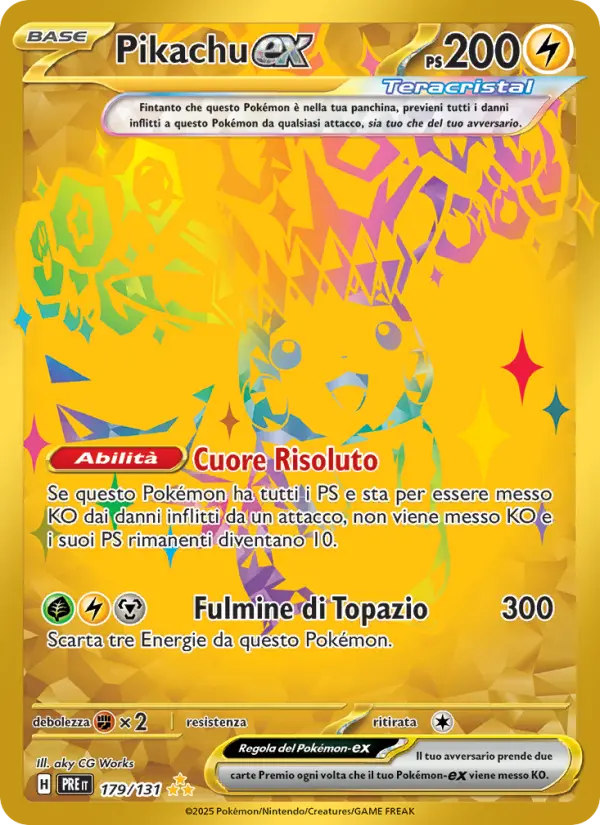 Pikachu ex #179