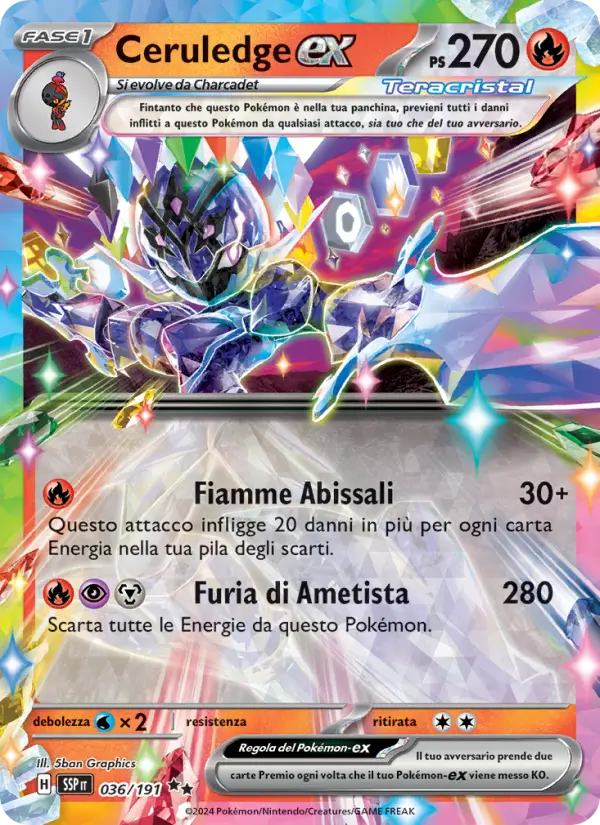Ceruledge ex #036 — Scintille Folgoranti