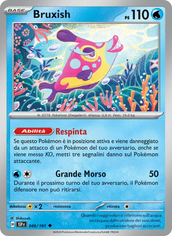 Bruxish #049 — Scintille Folgoranti (Reverse Holo)