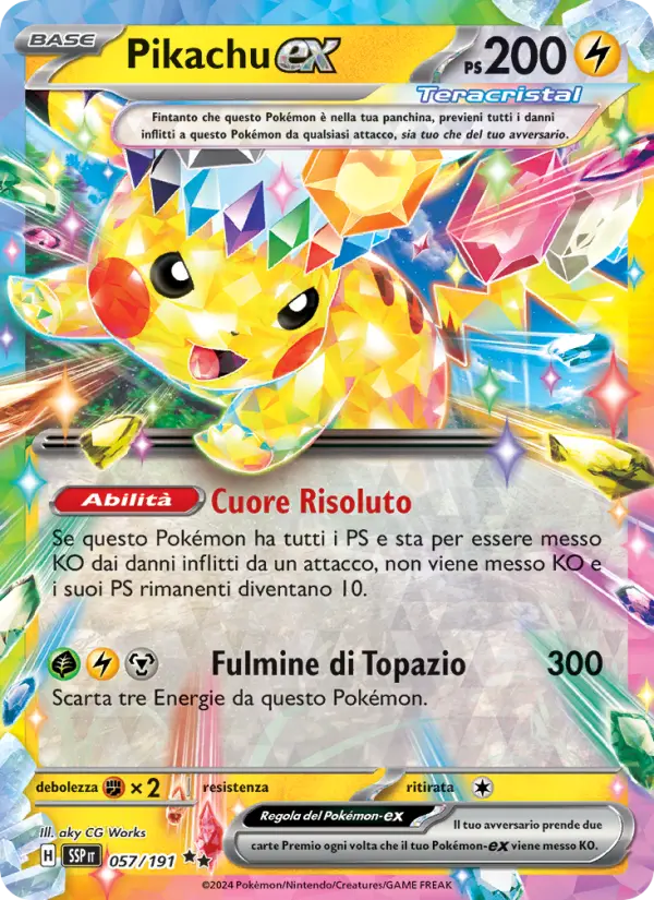 Pikachu ex #057