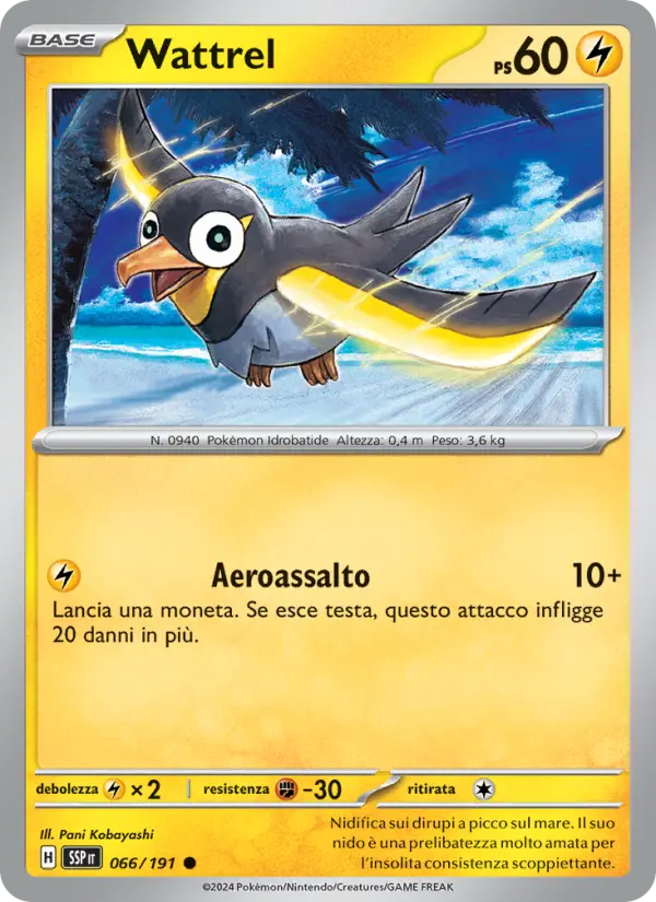 Wattrel #066 — Scintille Folgoranti (Reverse Holo)