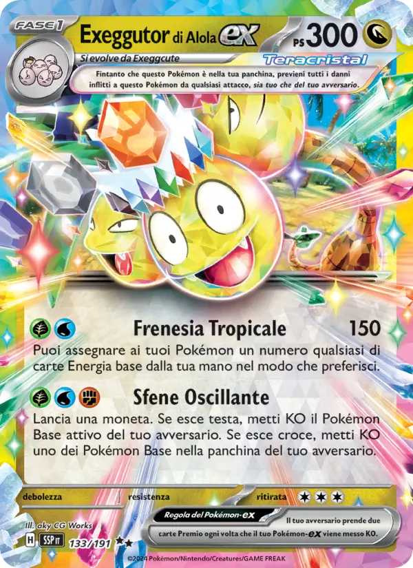 Exeggutor di Alola ex #133