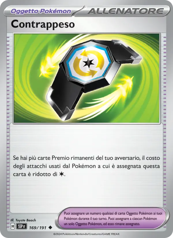 Contrappeso #169 — Scintille Folgoranti (Reverse Holo)