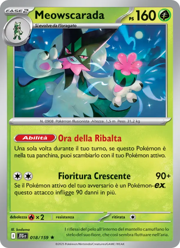 Meowscarada #018 — Avventure Insieme (Reverse Holo)