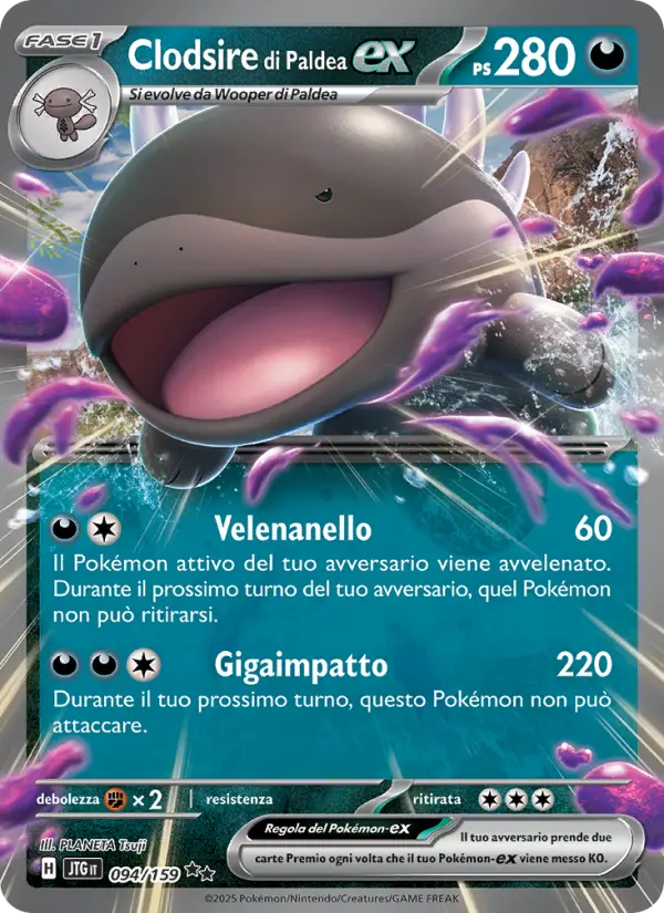 Clodsire di Paldea ex #094