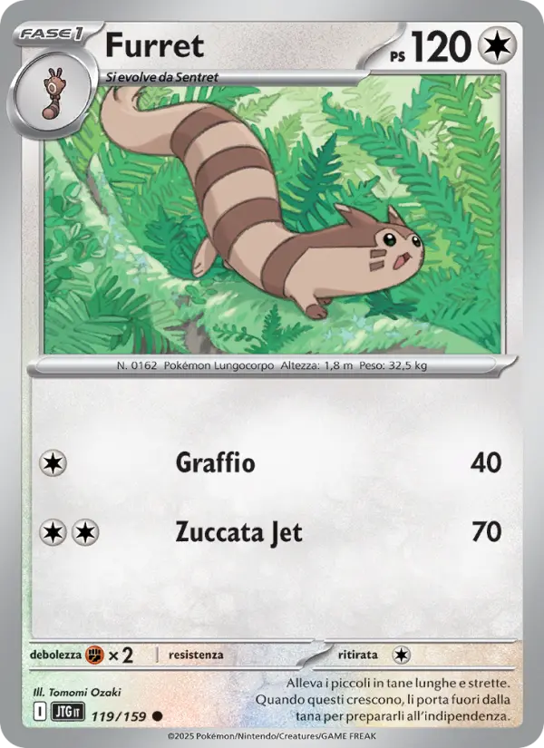 Furret #119 — Avventure Insieme (Reverse Holo)