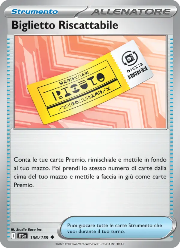 Biglietto Riscattabile #156 — Avventure Insieme (Reverse Holo)
