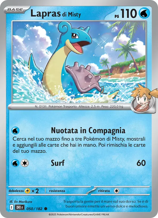 Lapras di Misty #050