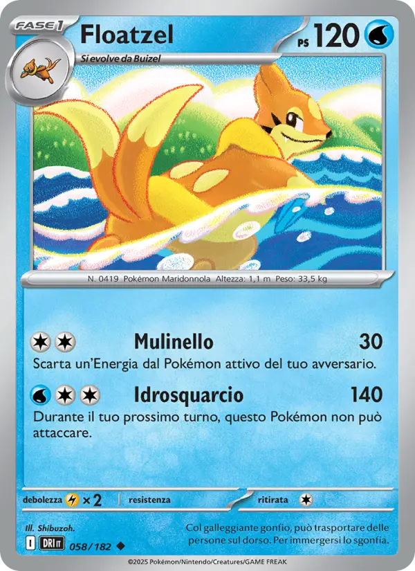 Floatzel #058