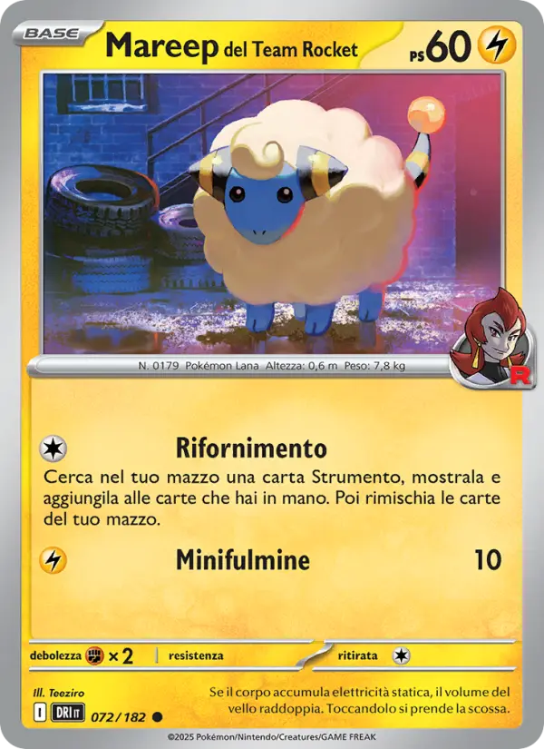 Mareep del Team Rocket #072