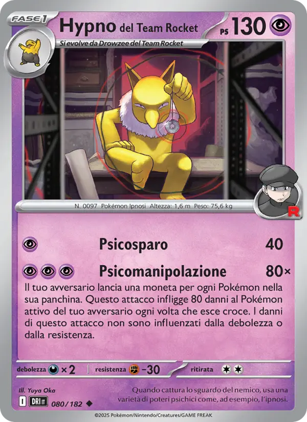 Hypno del Team Rocket #080