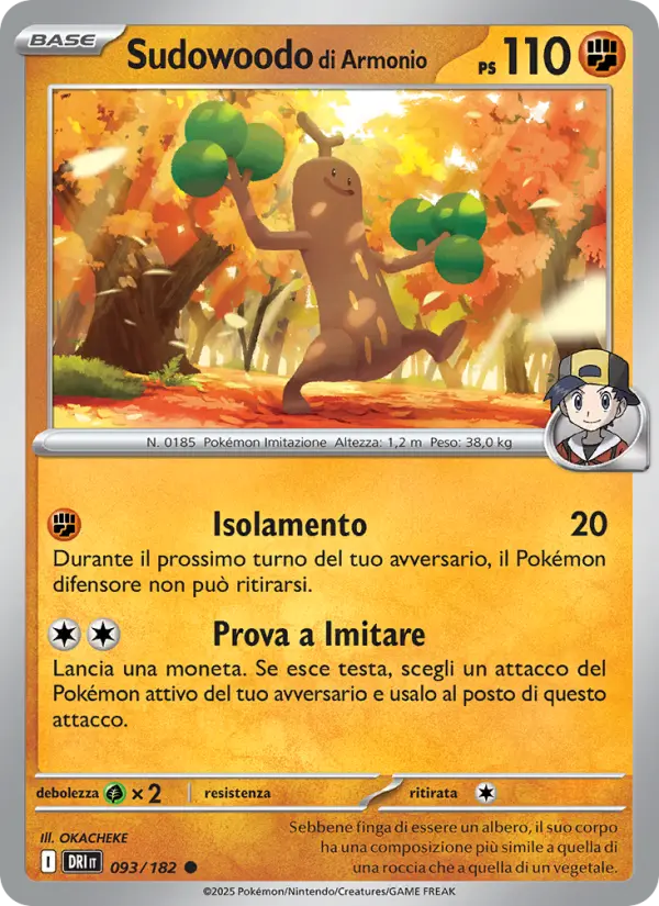 Sudowoodo di Armonio #093 — Rivali Predestinati