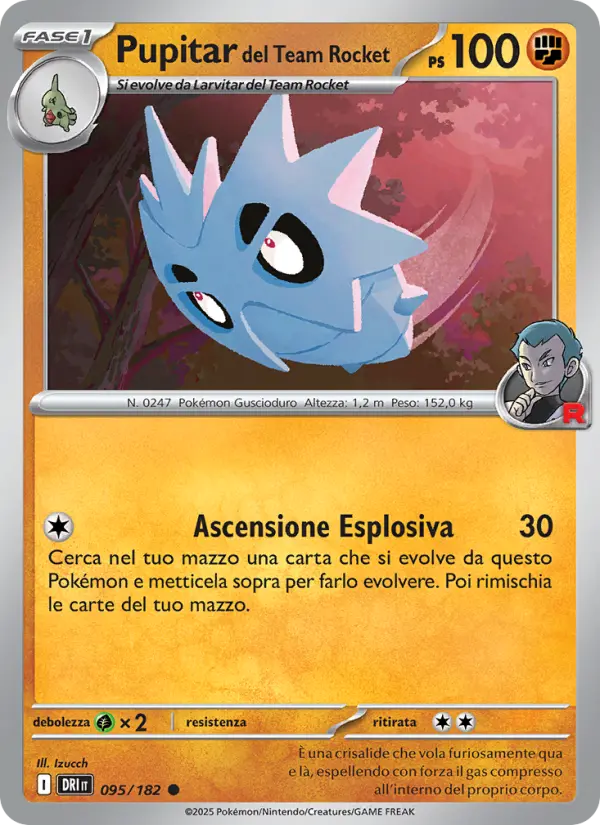Pupitar del Team Rocket #095