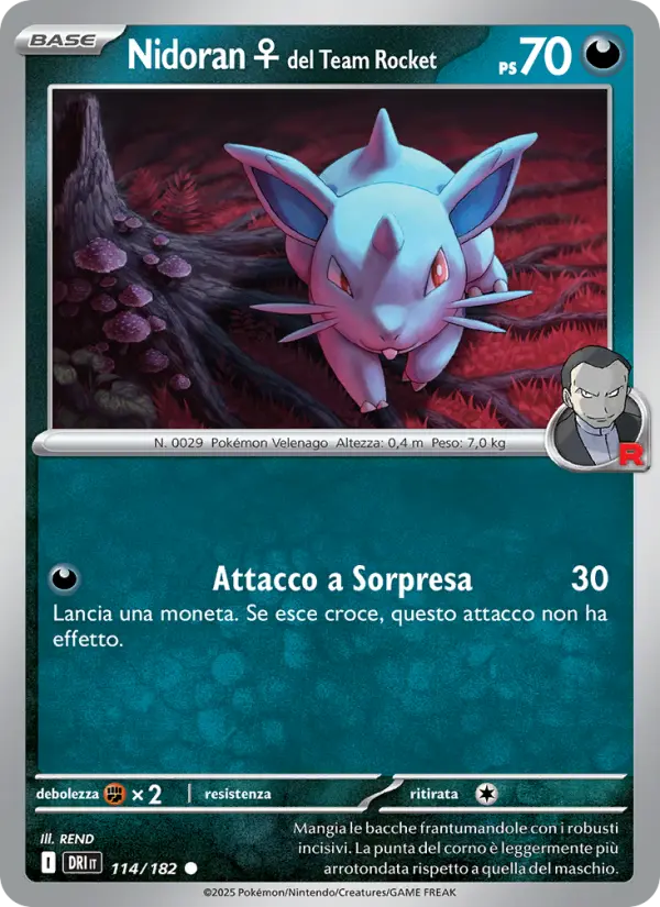 Nidoran♀ del Team Rocket #114 — Rivali Predestinati