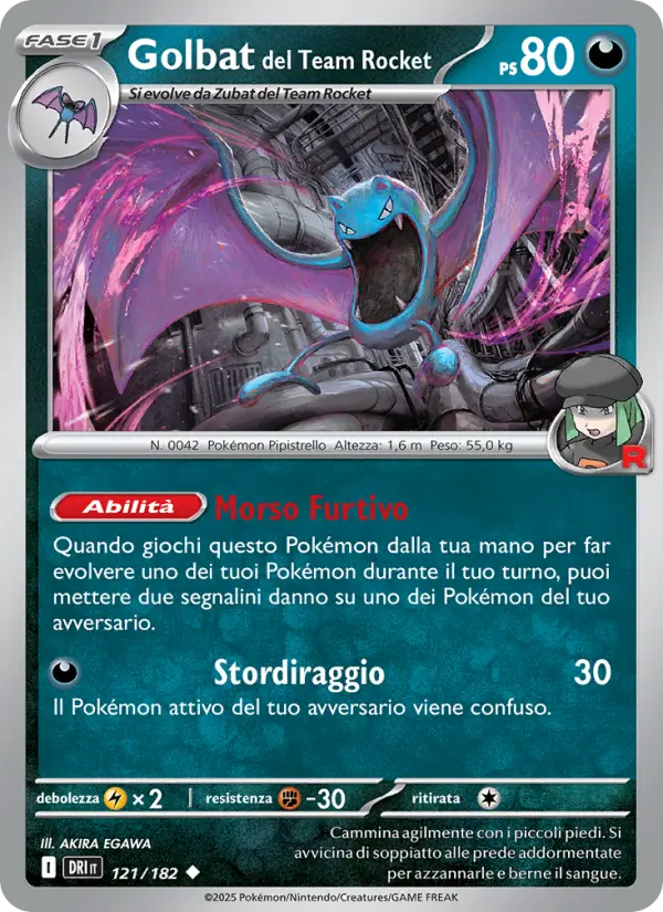 Golbat del Team Rocket #121 — Rivali Predestinati