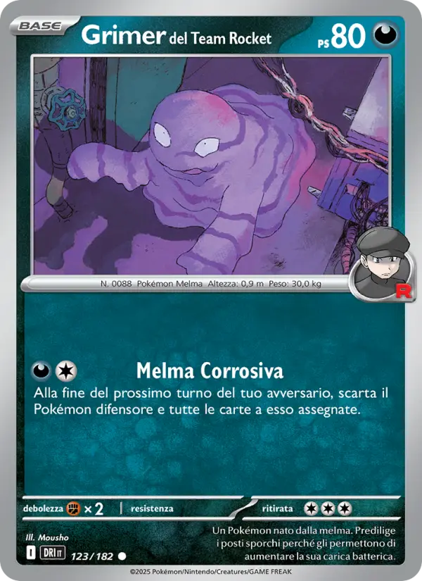 Grimer del Team Rocket #123 — Rivali Predestinati