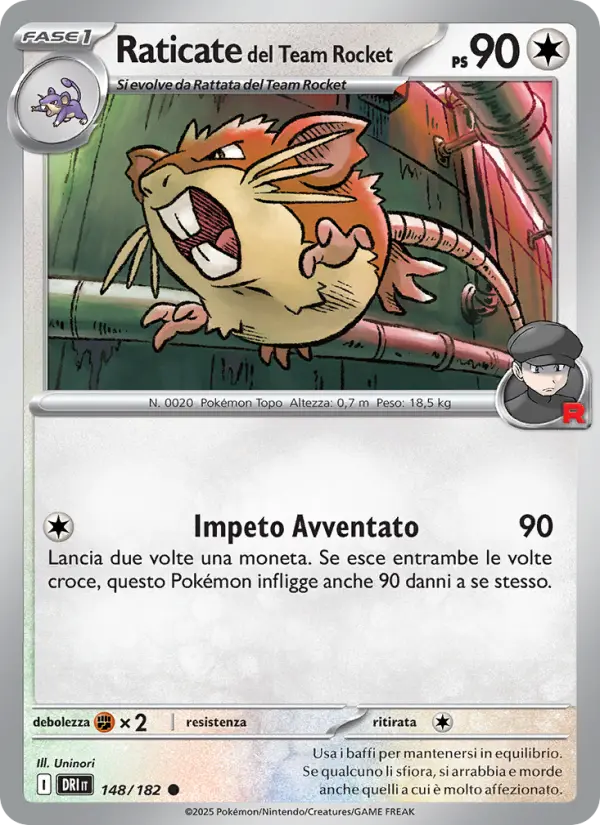 Raticate del Team Rocket #148