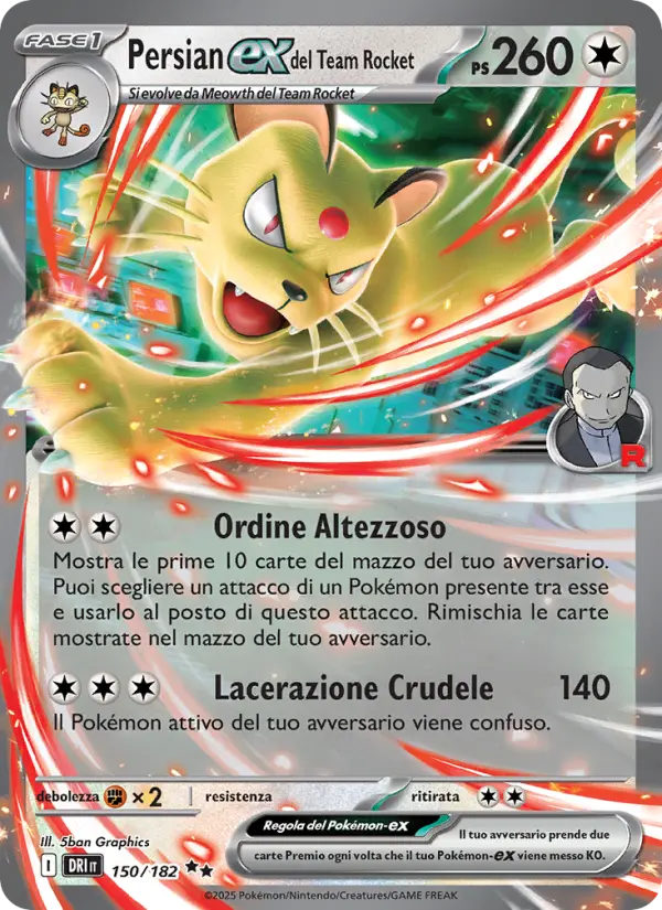 Persian ex del Team Rocket #150