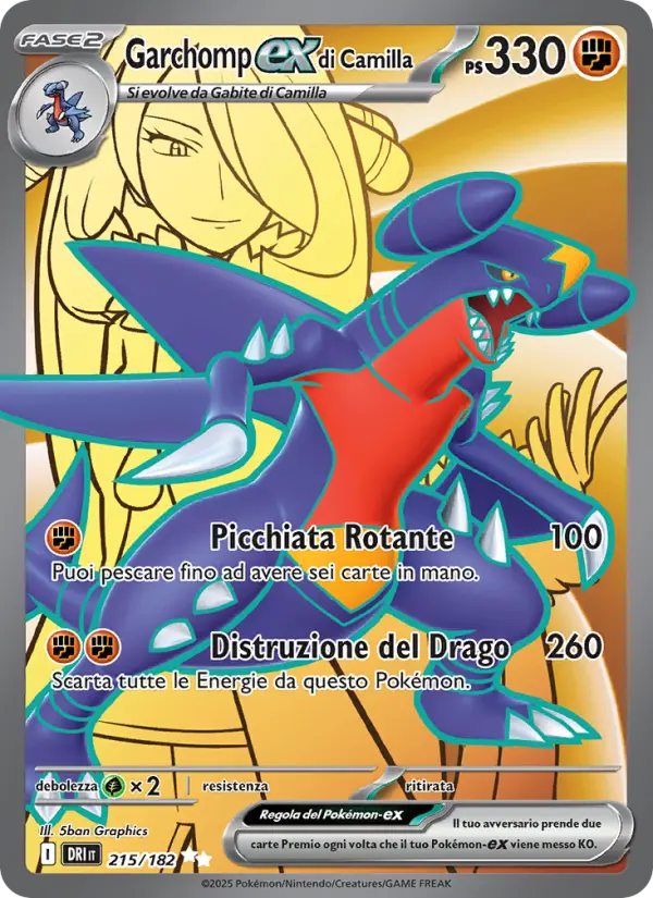 Garchomp ex di Camilla #215