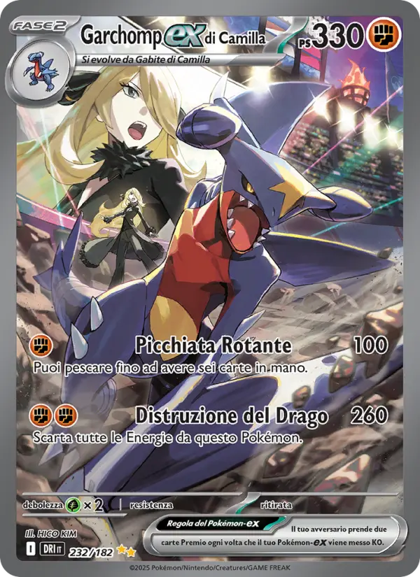 Garchomp ex di Camilla #232 — Rivali Predestinati