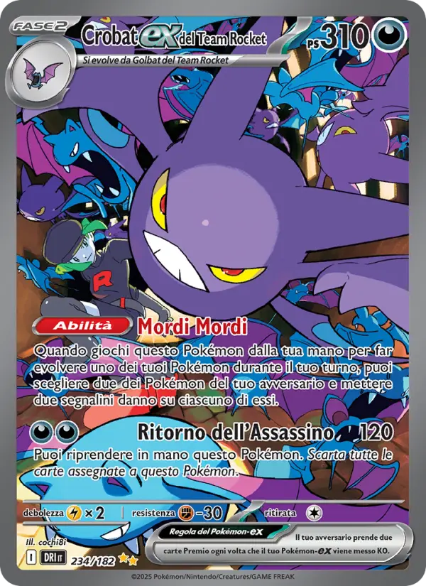 Crobat ex del Team Rocket #234