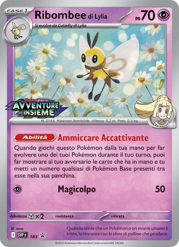 Ribombee di Lylia #183 — SVP Black Star Promos