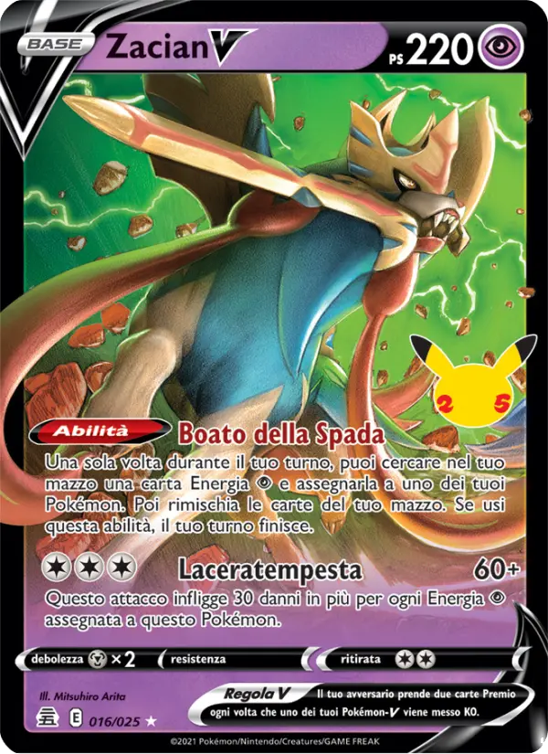 Zacian V #016 — Gran Festa