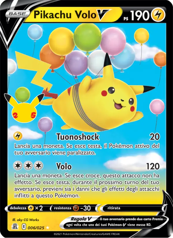 Pikachu Volo V #006 — Gran Festa