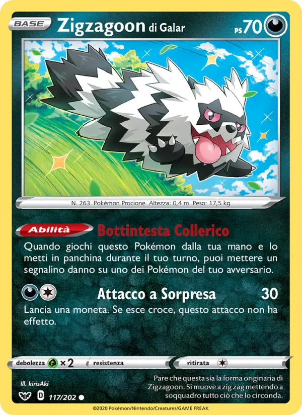 Zigzagoon di Galar #117