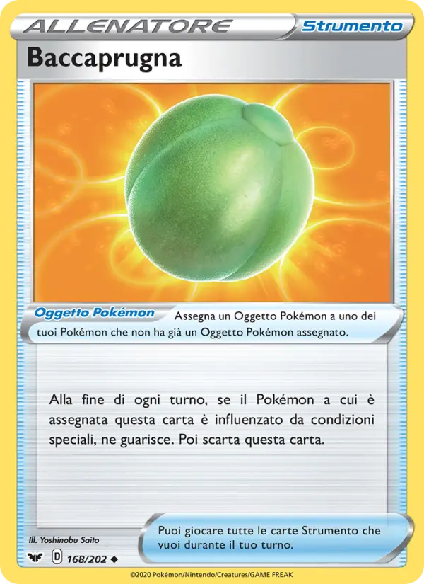 Baccaprugna #168 — Spada e Scudo (Reverse Holo)