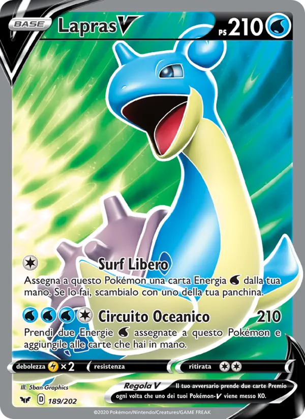 Lapras V #189